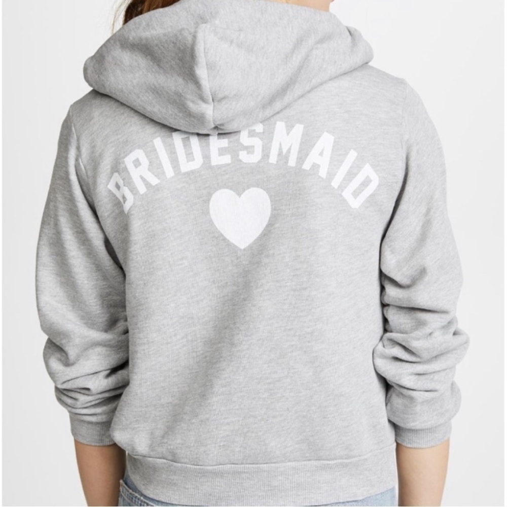 WILDFOX 💋🦊 Bridesmaid Regan gray NWT Hoodie only